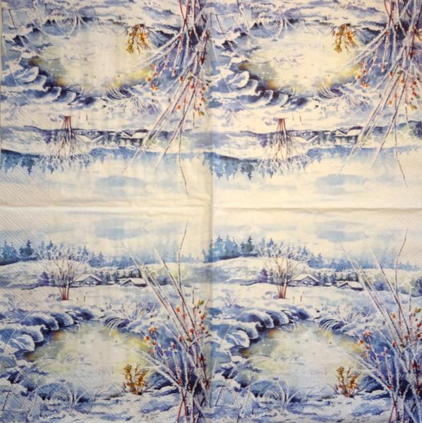 100 Winterlandschaft - 3-lagig (100)